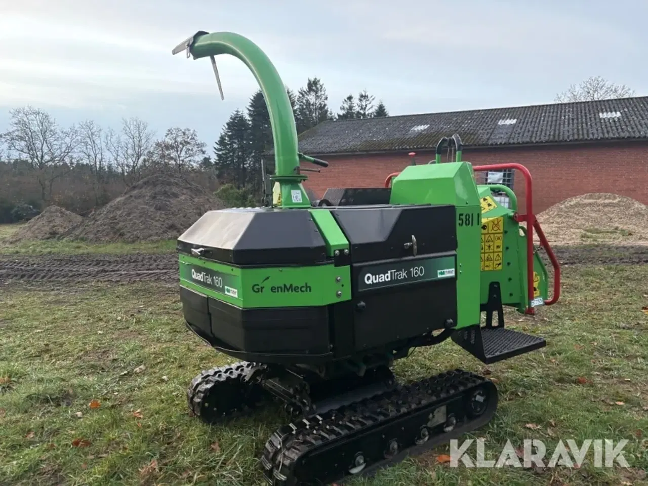 Billede 5 - Flishugger Greenmech Quadtrack 160 QT160MT35 på bælter