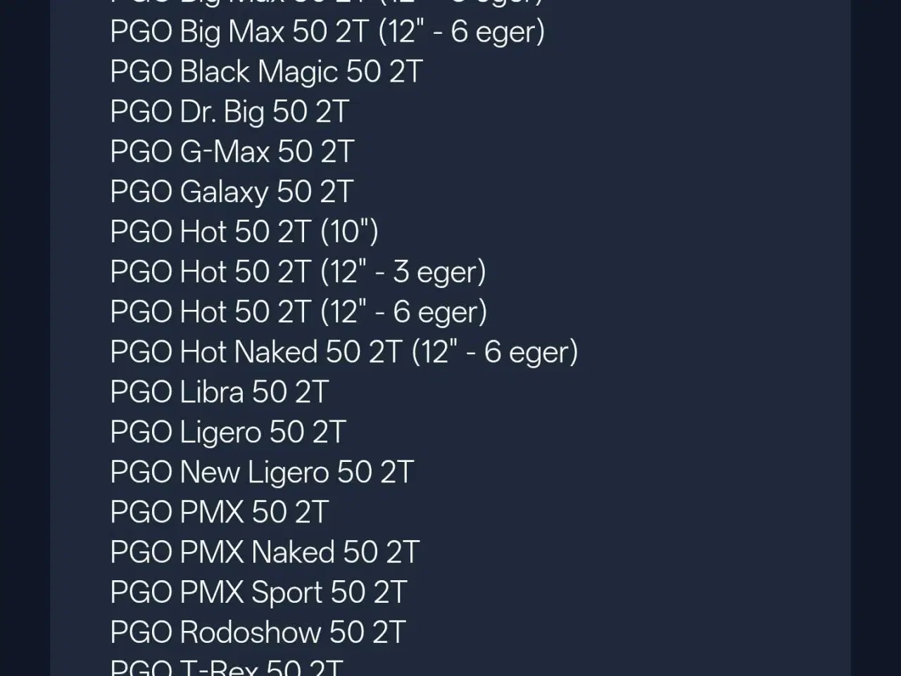 Billede 5 - PGO Hot 50 / Dr.Big. Nyt Originalt Simmerringe Sæt