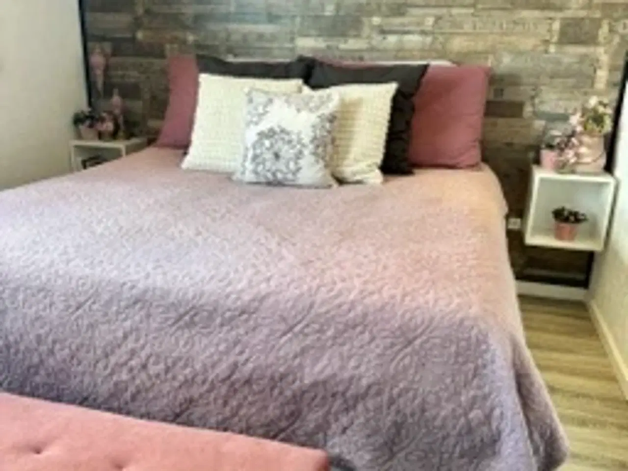 Billede 3 - Nordic House Sengetæppe i smuk Rosa farve