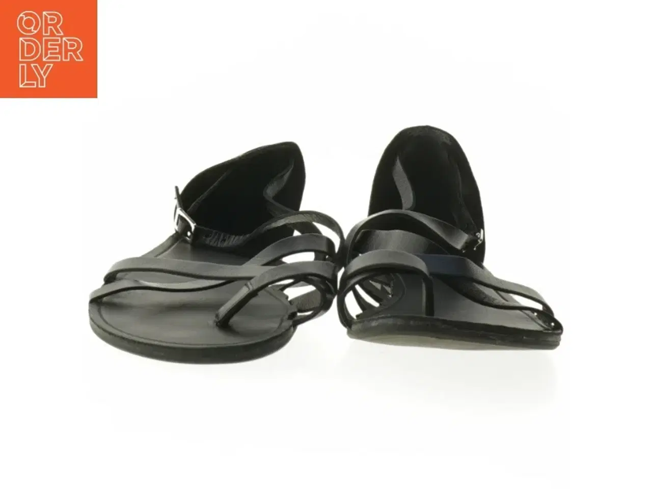 Billede 3 - Sorte Vagabond Izzy-lædersandaler i str. 41