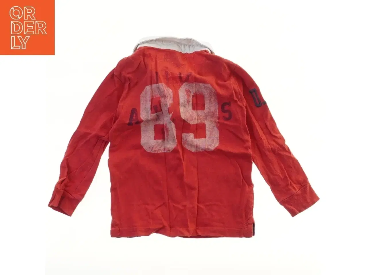 Billede 2 - Langærmet polo-trøje med tryk fra Zara (str. 104)