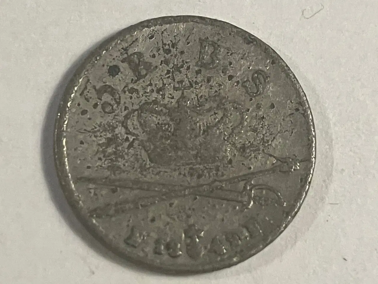 Billede 1 - 3 Rigsbankskilling 1842 Danmark