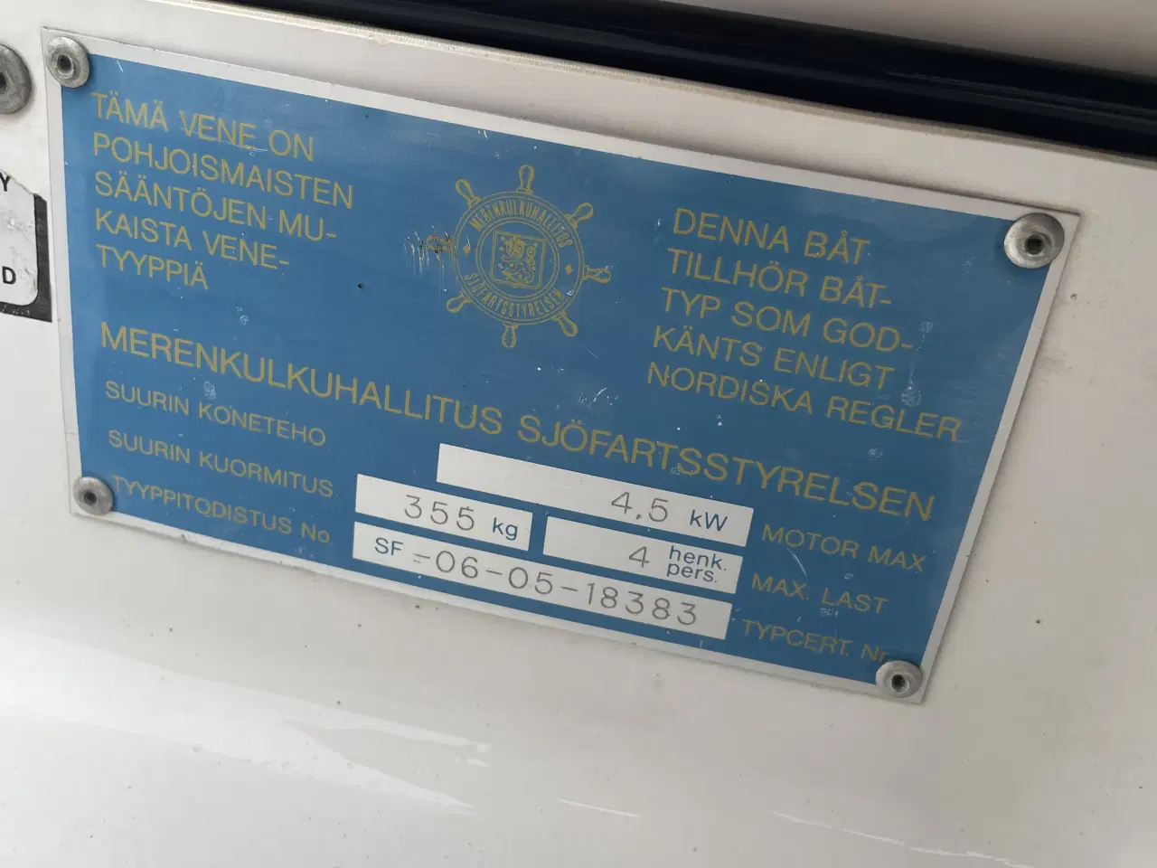 Billede 4 - Seabird med 4 hk Yamaha motor.