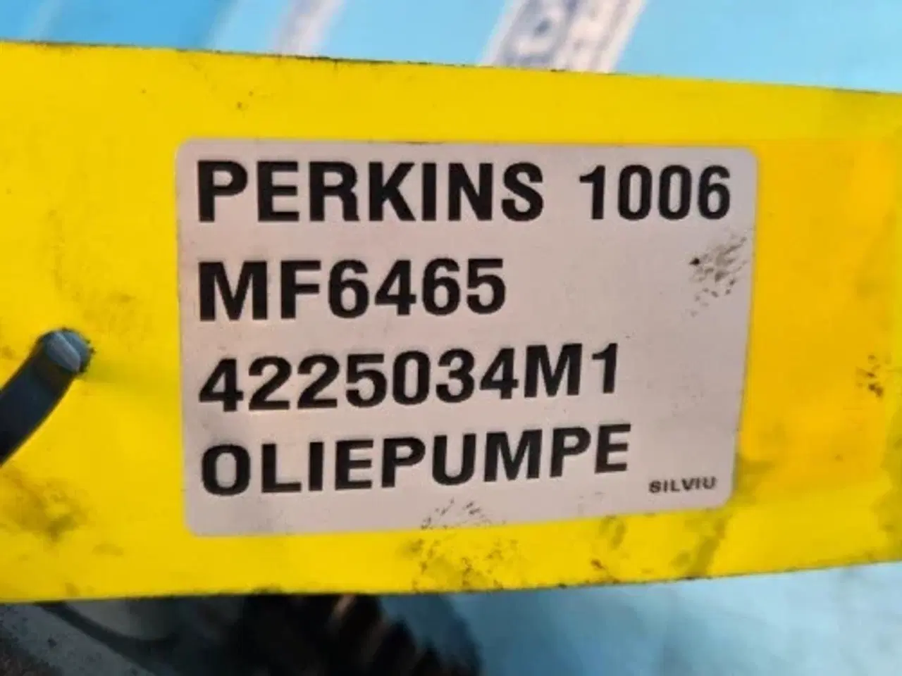 Billede 2 - Perkins 1006 Oliepumpe 4225034M1