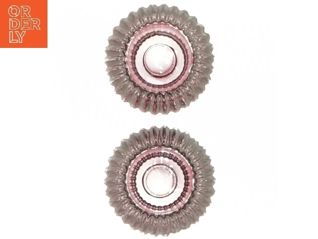 Billede 4 - Glas lysestager (str. 7,5x4 cm)