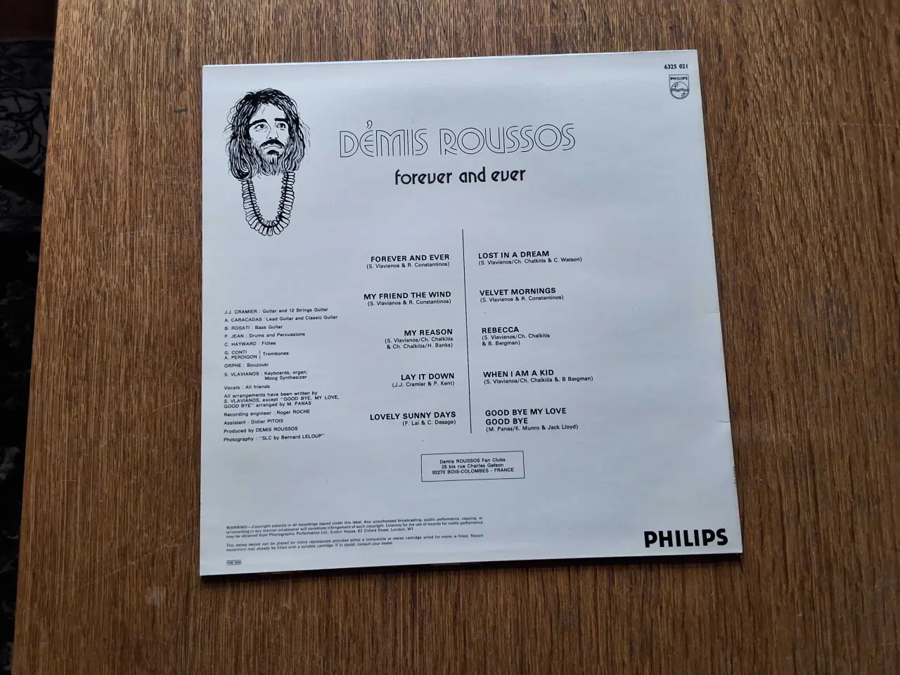 Billede 2 - LP, DÈMIS ROUSSOS - Forever and ever.