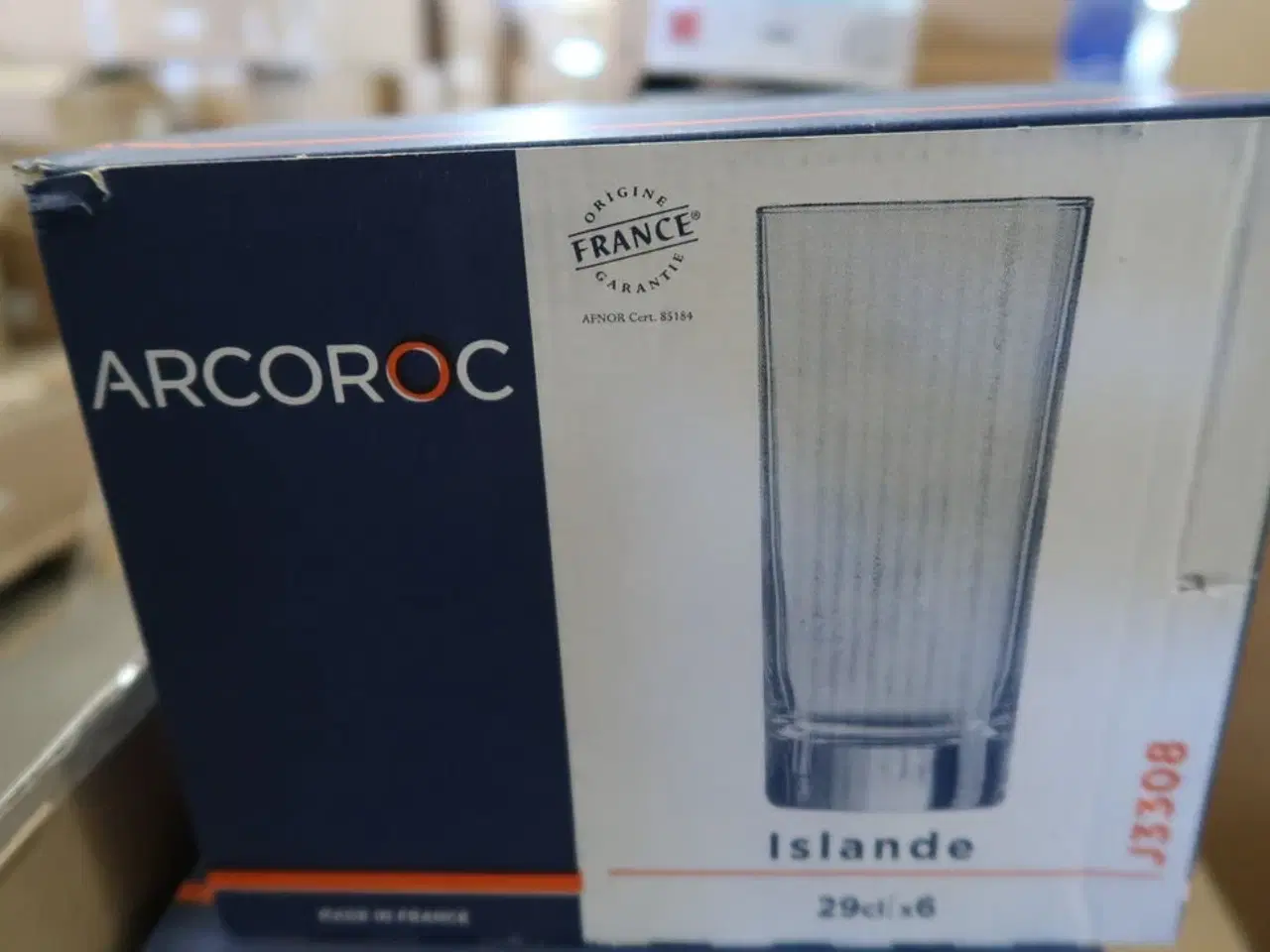 Billede 1 - 3 kasser af div. Glas ARCOROC Model: Hurricane/granity/islande
