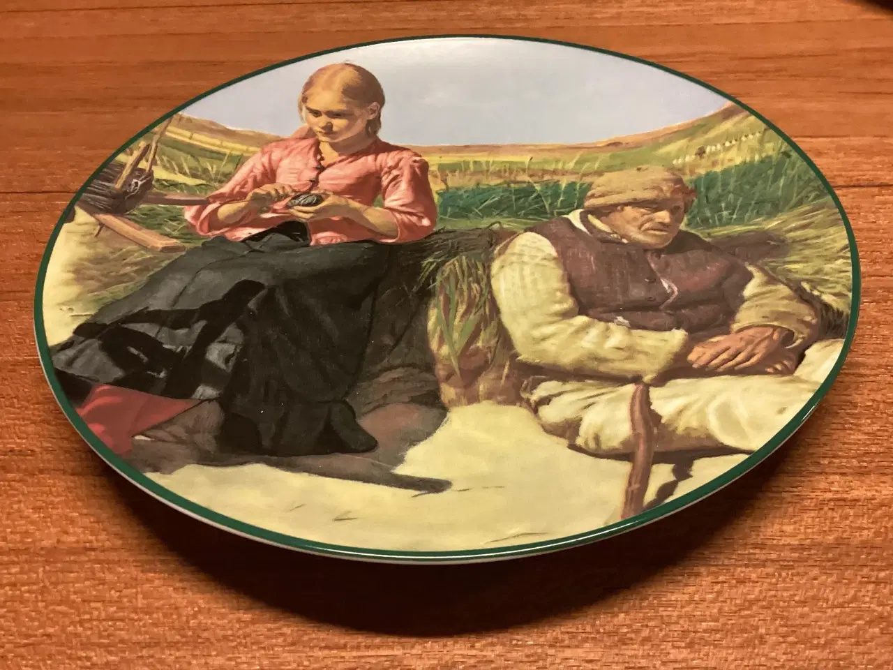 Billede 2 - Skagensmalerne, flotte platter, Ø 19,3cm, pr. stk.