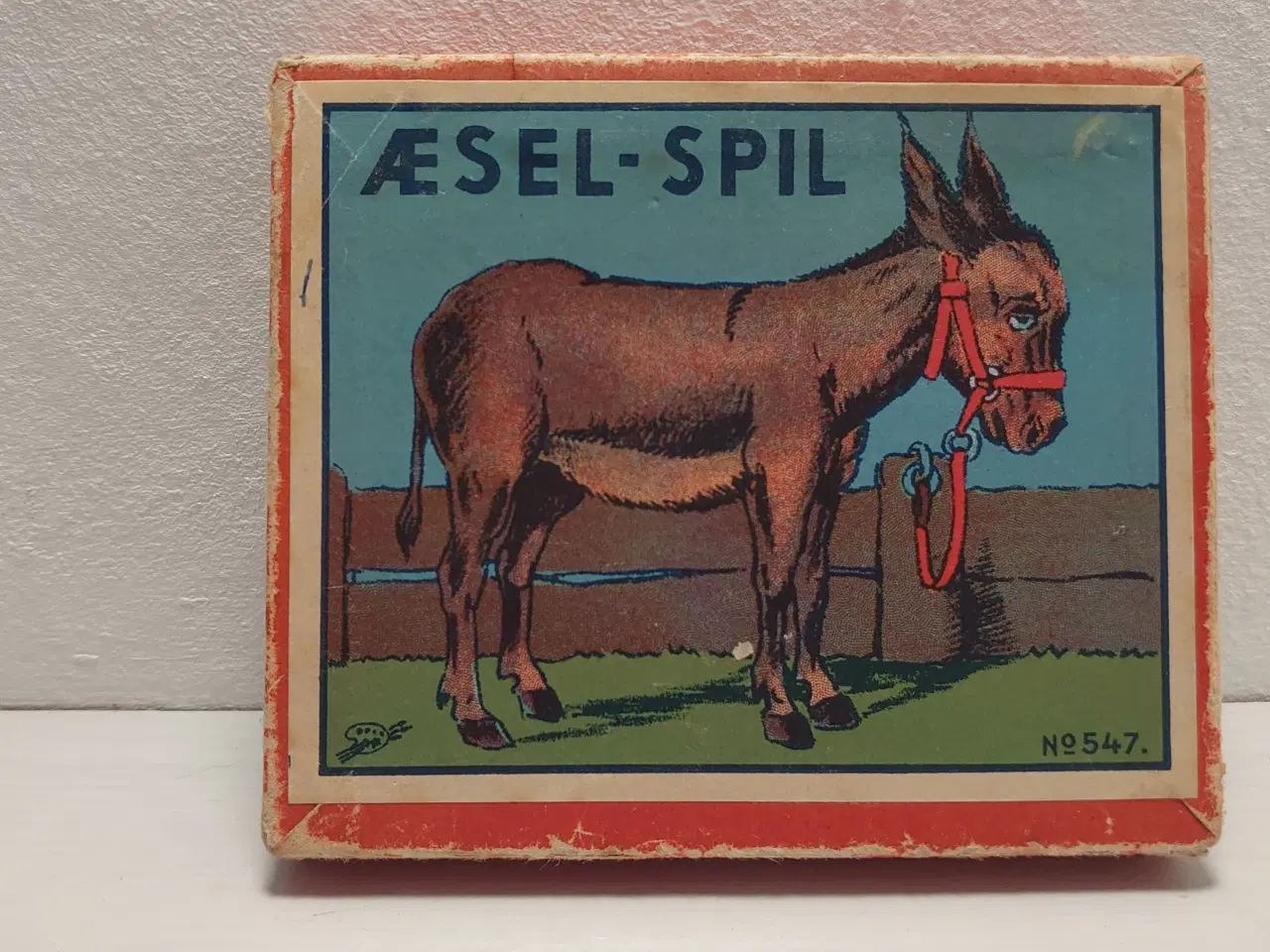 Billede 1 - Æselspil.Paletspil fra Adolph Holst No547. 1940-50