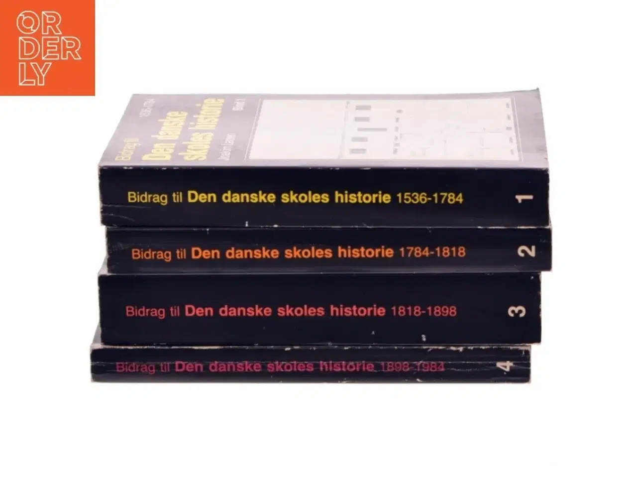 Billede 2 - Bidrag til Den danske skoles historie af Joakim Larsen (Bog)
