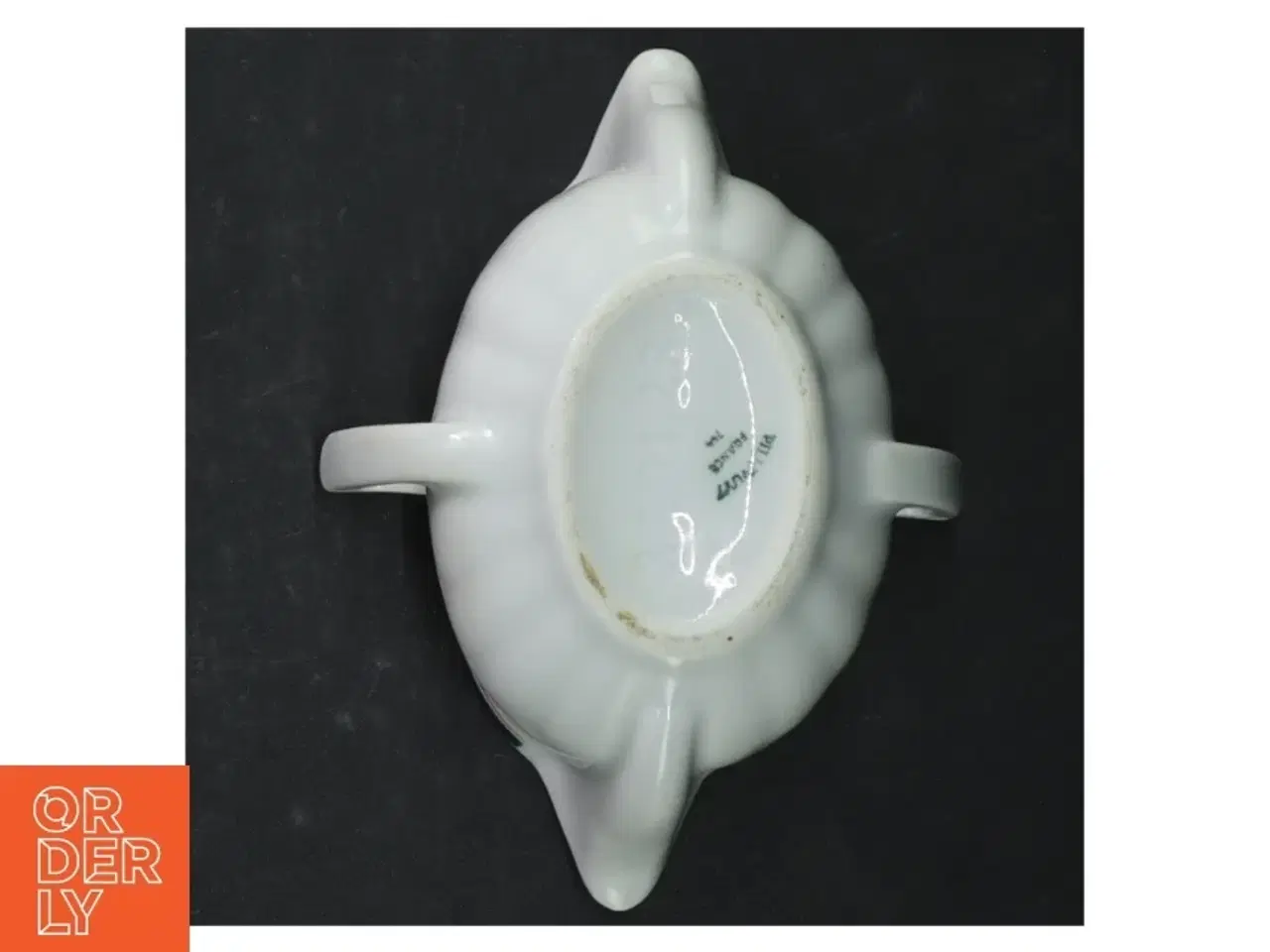 Billede 3 - Hvidt porcelænssovseskål fra Pillivuyt (str. 17x12 cm)