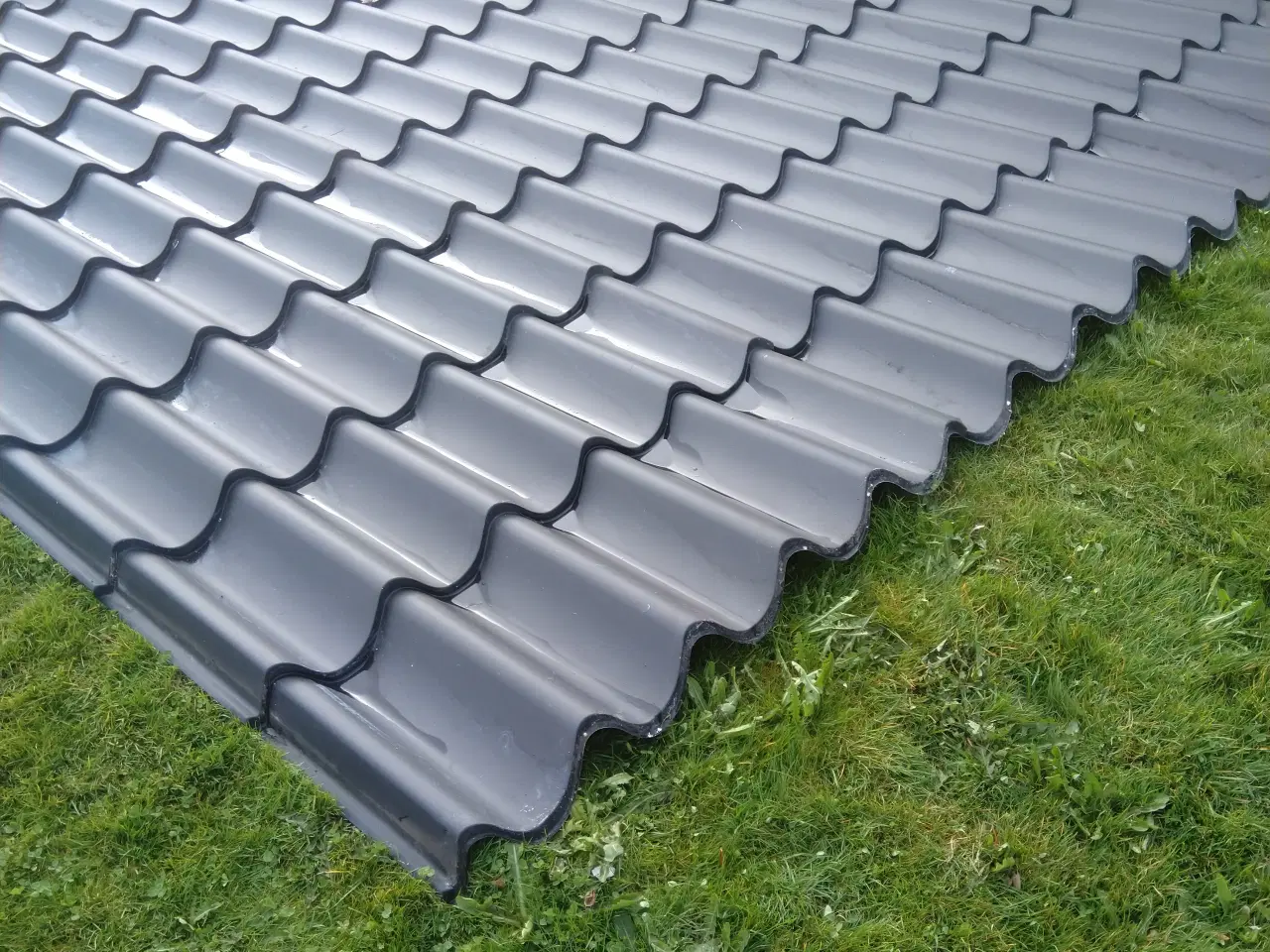 Billede 2 - Sorte ståltagplader