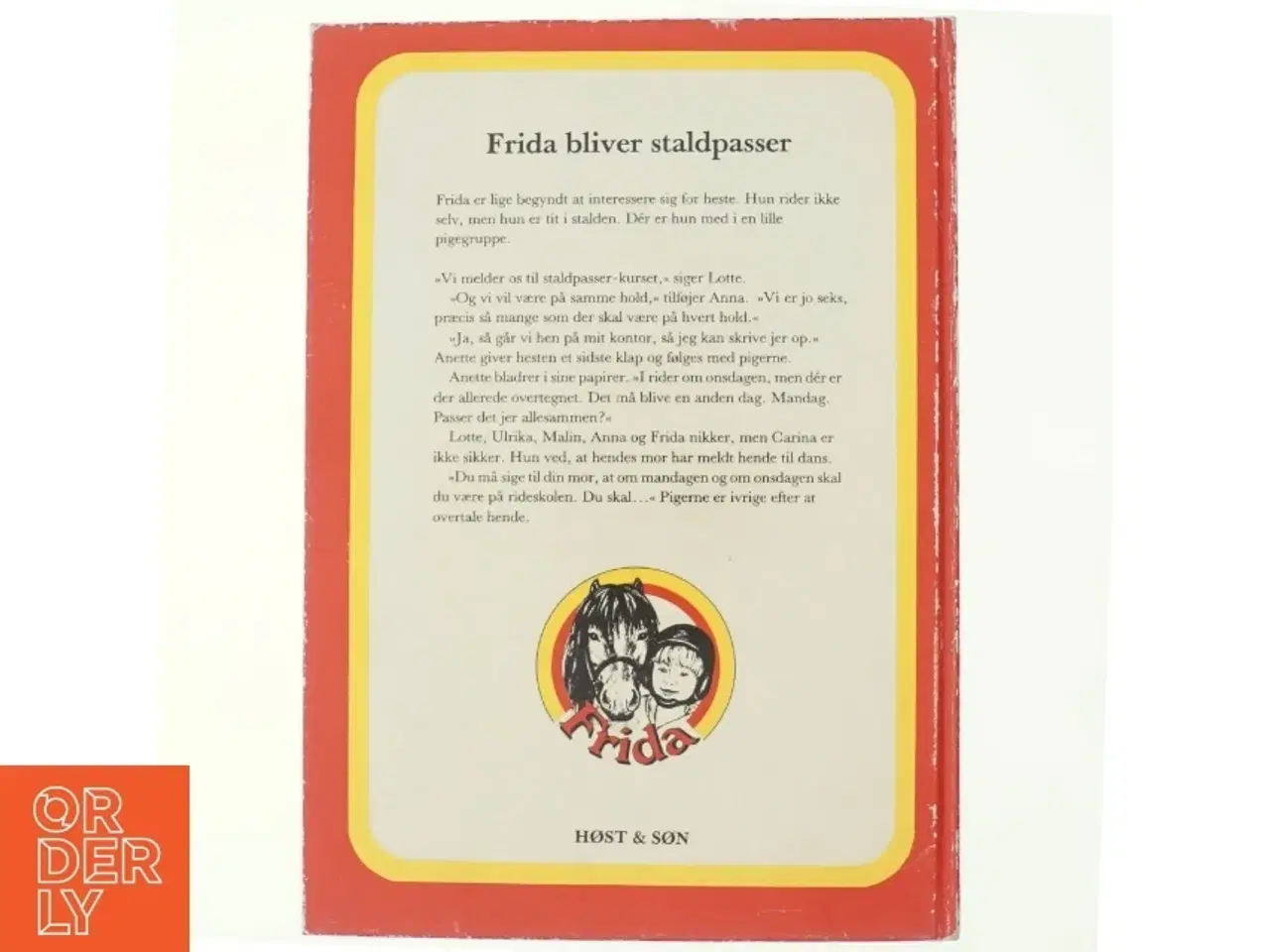 Billede 3 - Frida bliver staldpasser af Ulla Ståhlberg (bog)