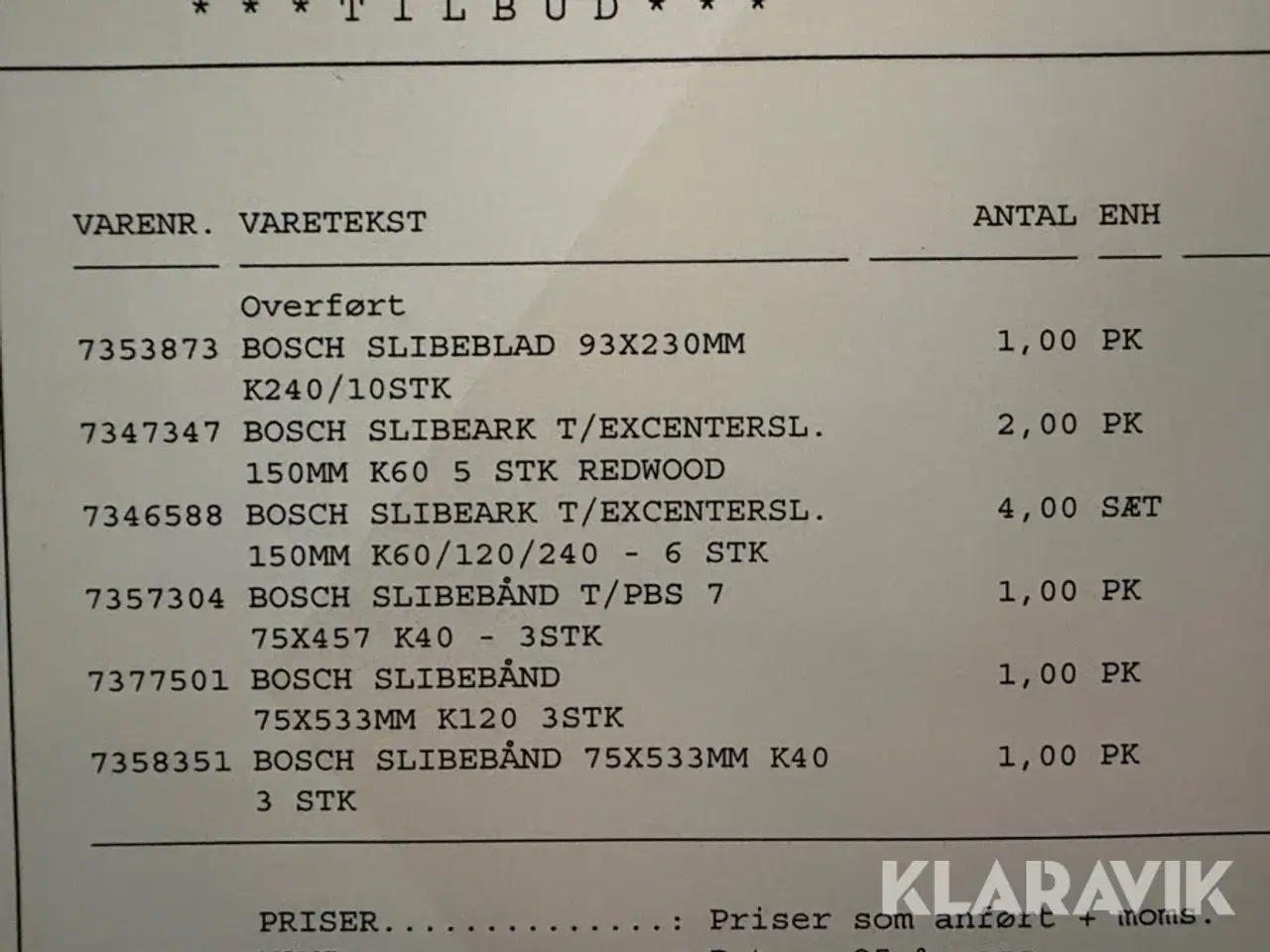 Billede 11 - Blandet parti Bosch bits bor klinger og slibepapir