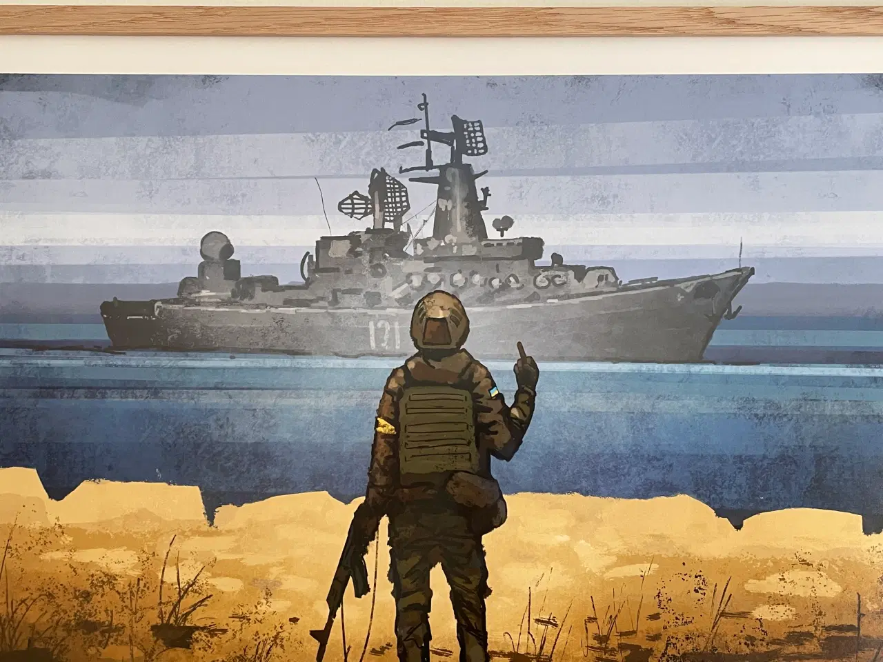 Billede 6 - “Russian Warship, go f*ck yourself”.
