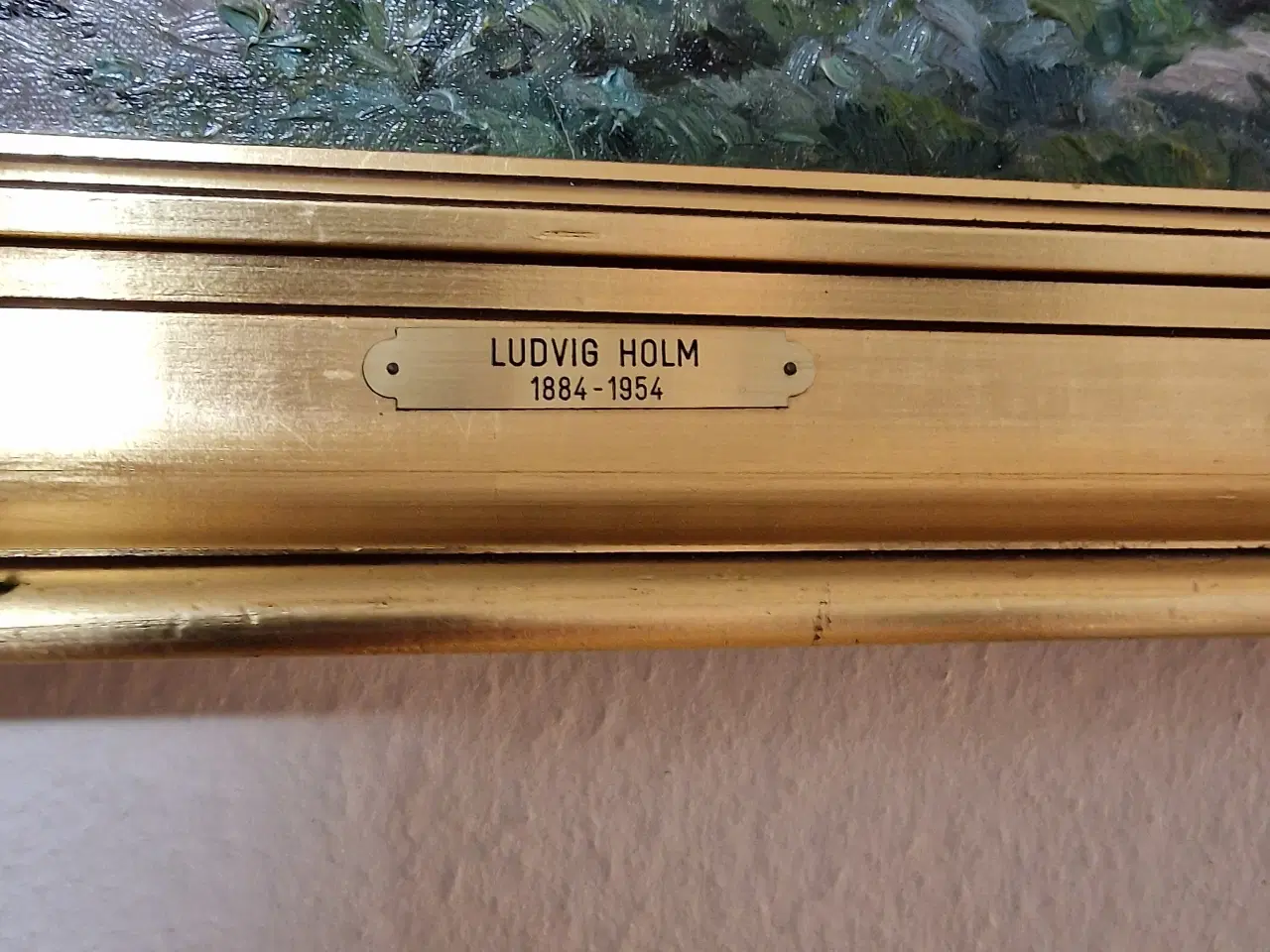 Billede 6 - Oliemaleri af Ludvig Holm fra 1923.