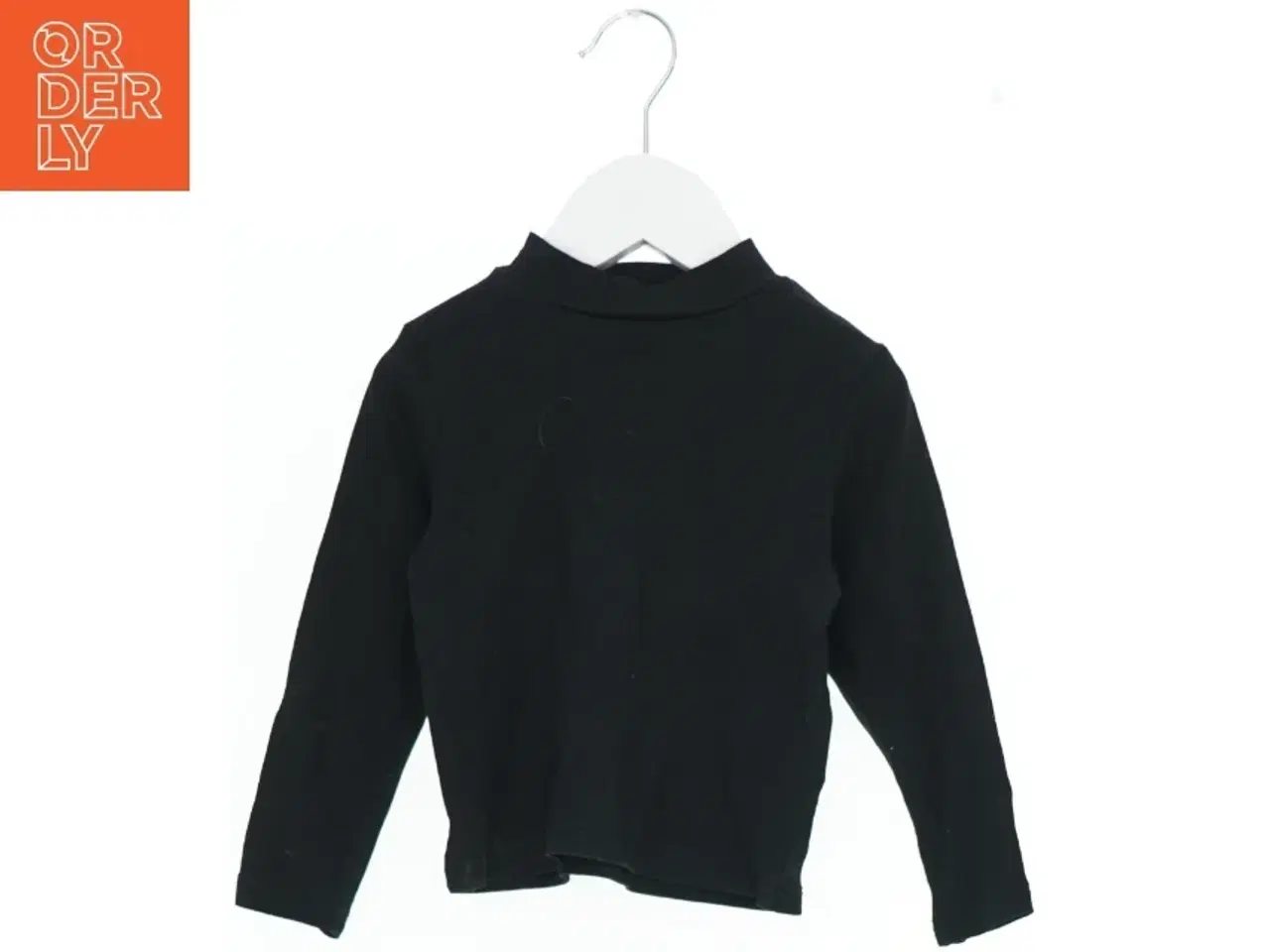 Billede 1 - Langærmet sort bluse fra H&M (str. 92)