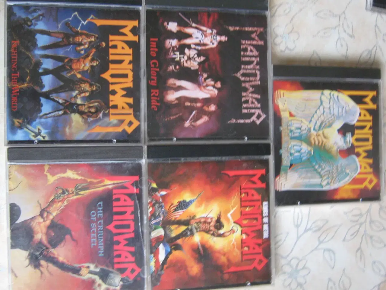 Billede 1 - CD´er Manowar, Robbie Williams m.fl.