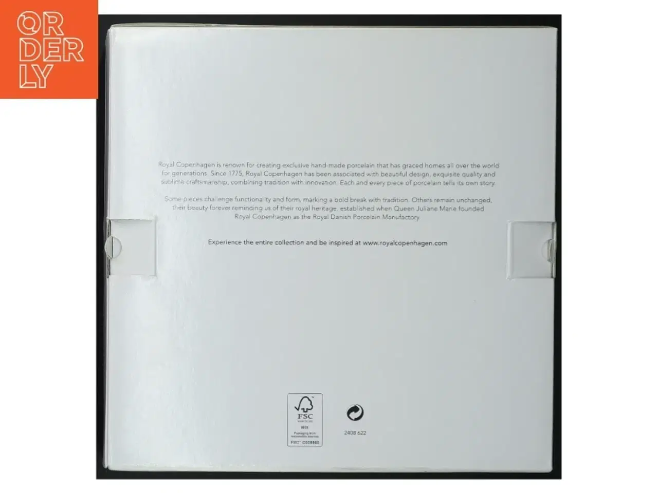 Billede 5 - Royal Copenhagen tallerken hvid vifte (str. Ø 22 cm)