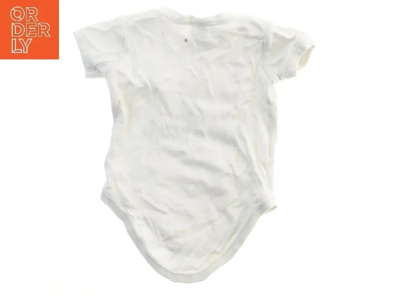 Billede 2 - Hvid bodystocking med tryk (str.  25x37 cm)