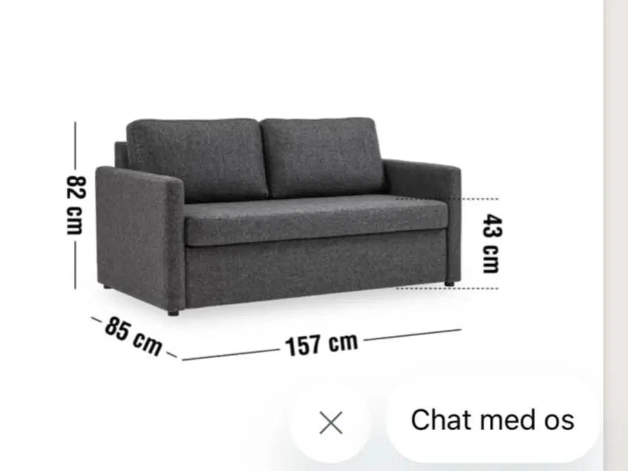 Billede 2 - Sofa/sovesofa fra Ilva