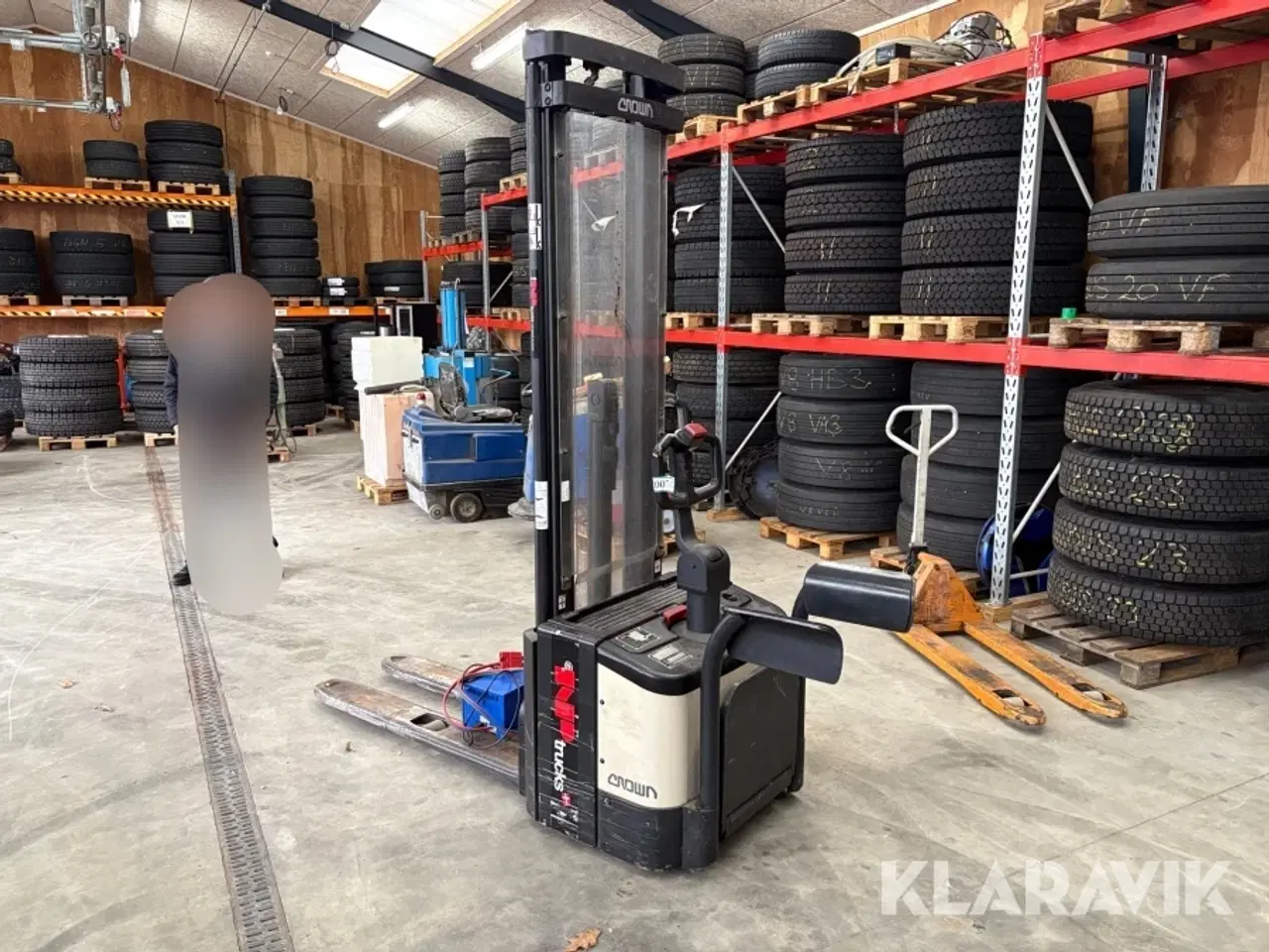 Billede 3 - Elektrisk stabler Crown WE20008-1,25-TF