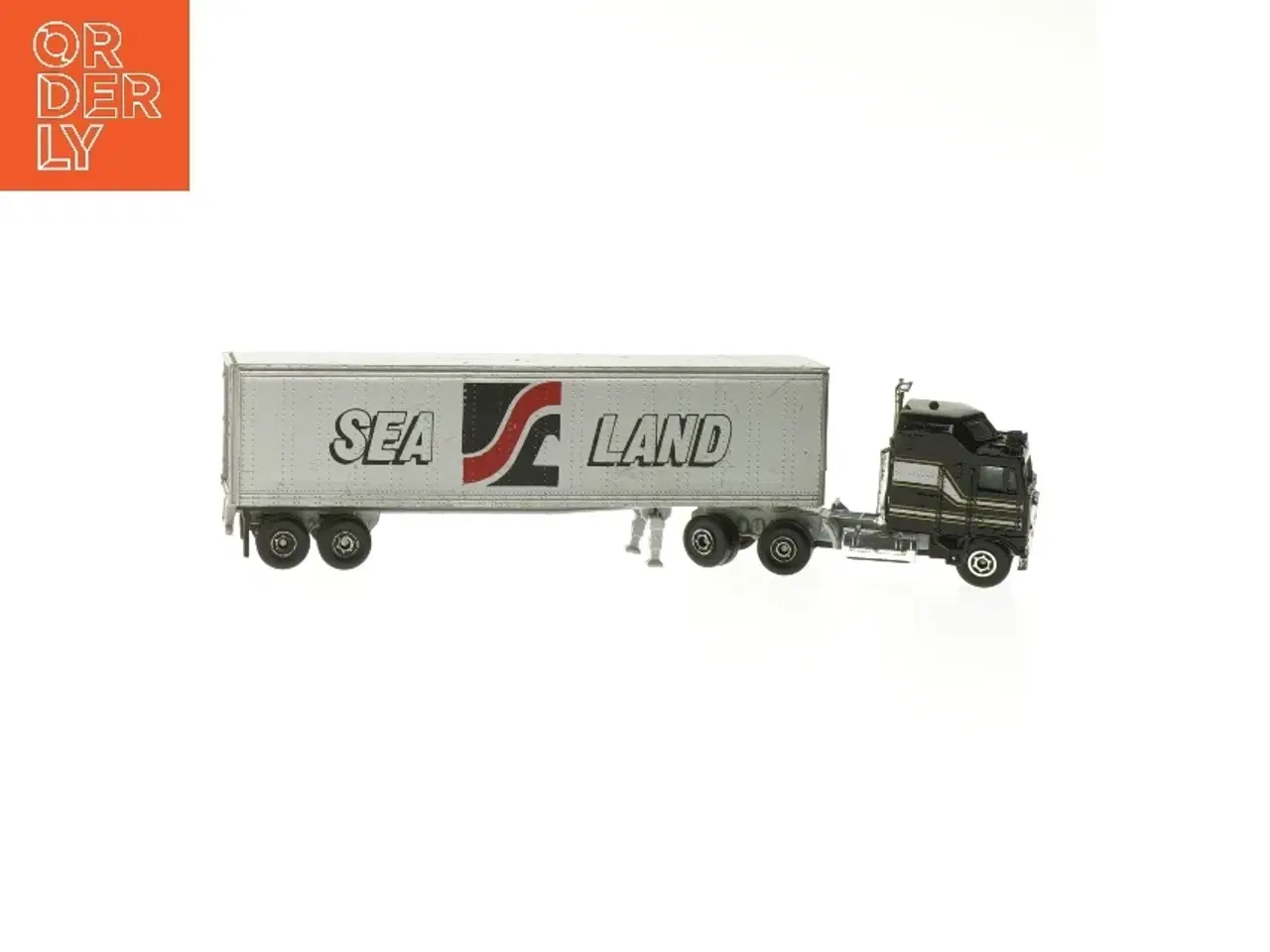 Billede 4 - Model lastebil med Sea Land trailer (str. 27x4 cm)