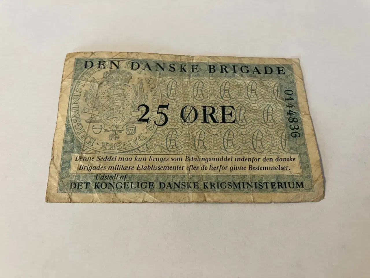 Billede 1 - 25 Øre Den Danske Brigade