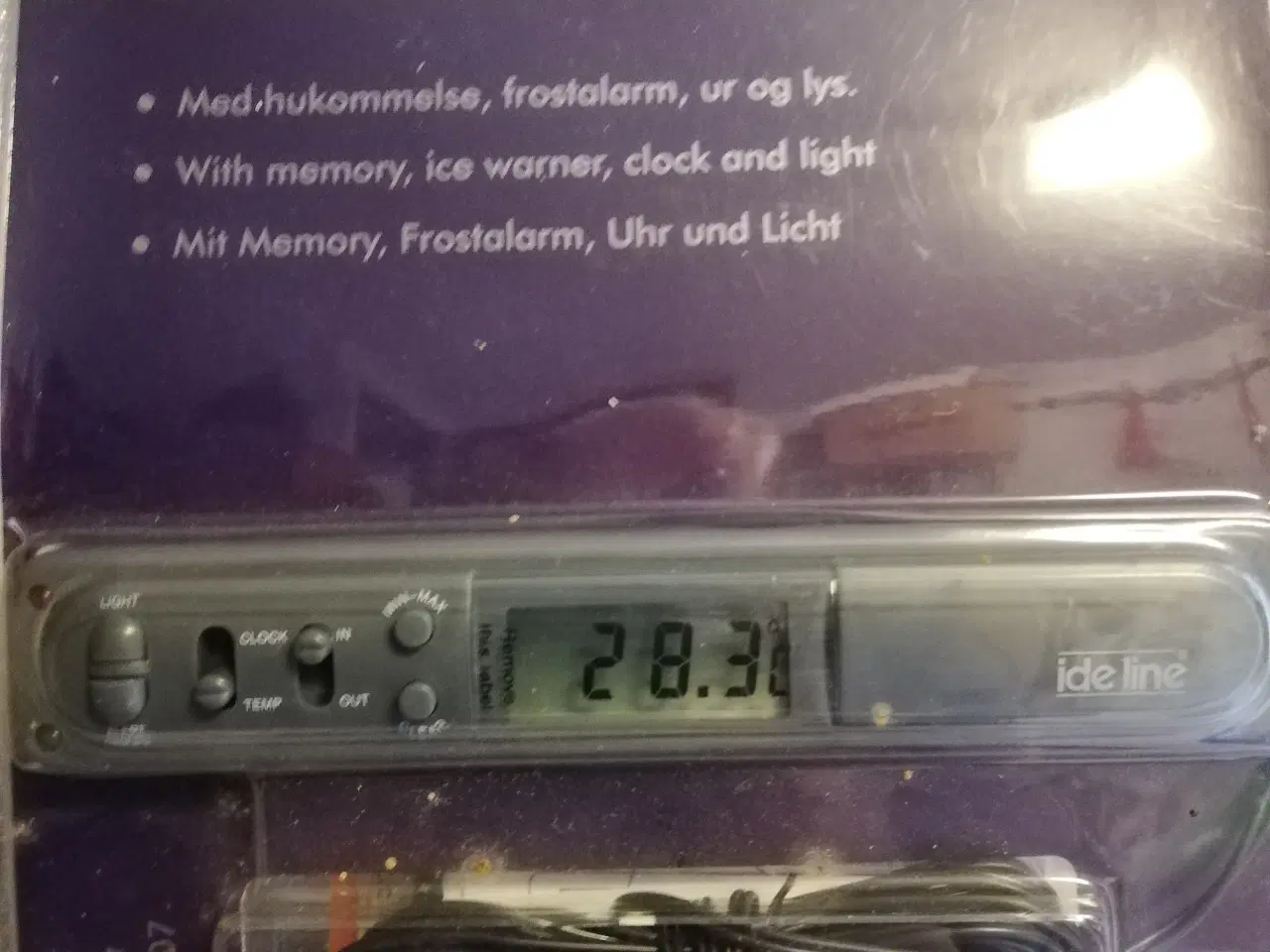 Billede 1 - Termometer ekstra til bil