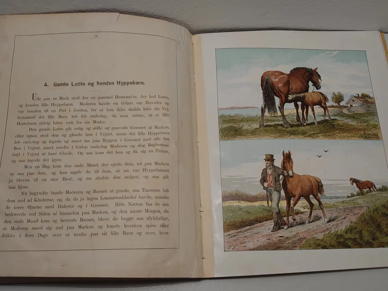 Billede 8 - E.F.Sielle: Hønemo´er kjører i Skoven. 1876.