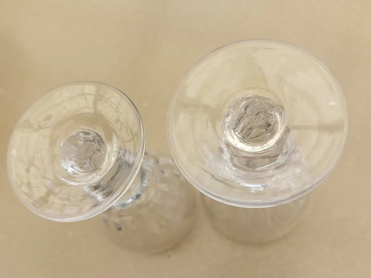 Billede 3 - CONRADSMINDE - snapseglas ca. år 1850 - riflede 