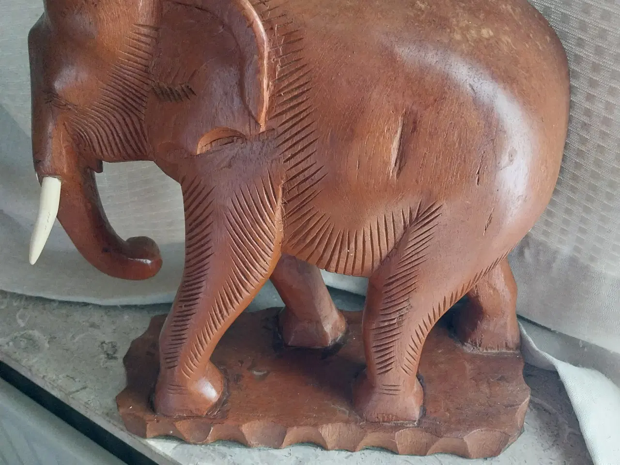 Billede 3 - Træ elefant