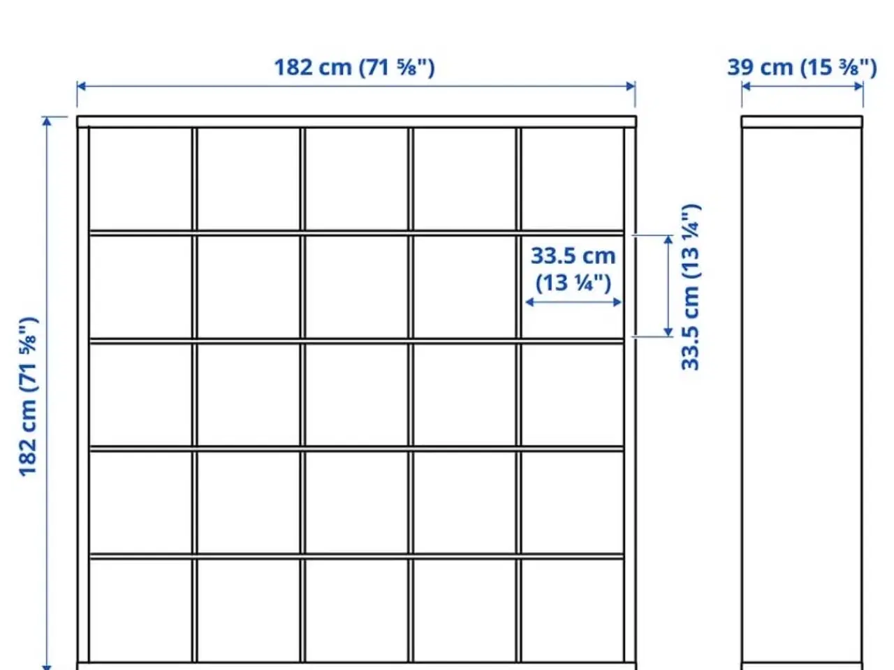 Billede 2 - Ikea Kallax reol 25 rum