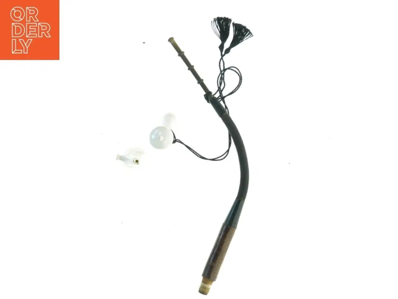 Billede 4 - Rygepipe med porcelænsdetaljer (str. 50 cm)