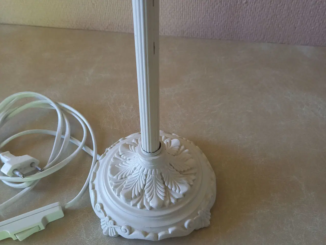 Billede 3 - Bordlampe i fransk Landstil