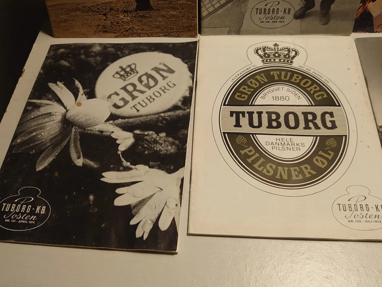 Billede 4 - 10 stk Tuborg posten. Sjælden. 1967-74. Kun samlet