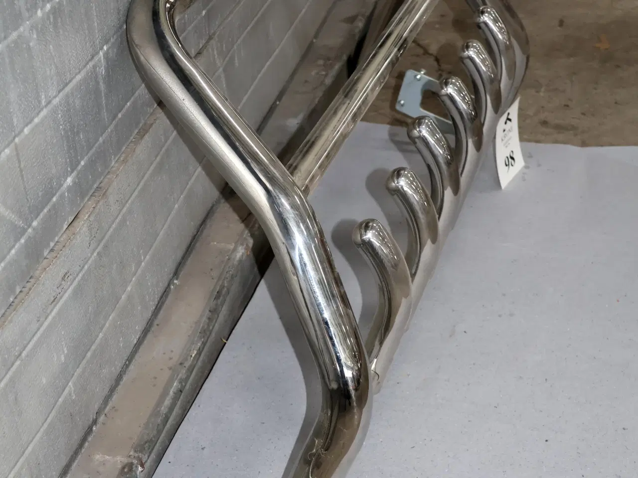 Billede 1 - Rustfri kænguru gitter m/beslag, ubrugt.