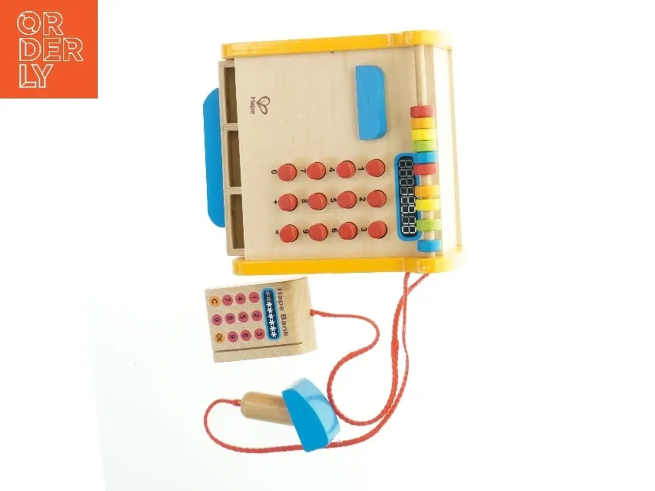 Billede 2 - Træ legetøjskasseapparat fra Hape (str. 19 x. 20 cm)