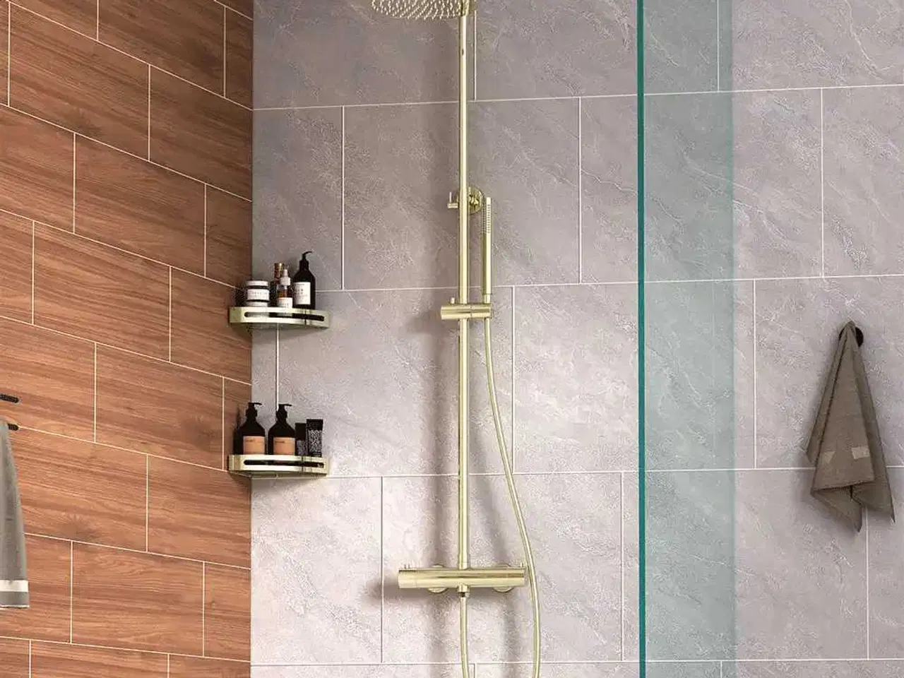 Billede 1 - Flot komplet ny bruser i messing