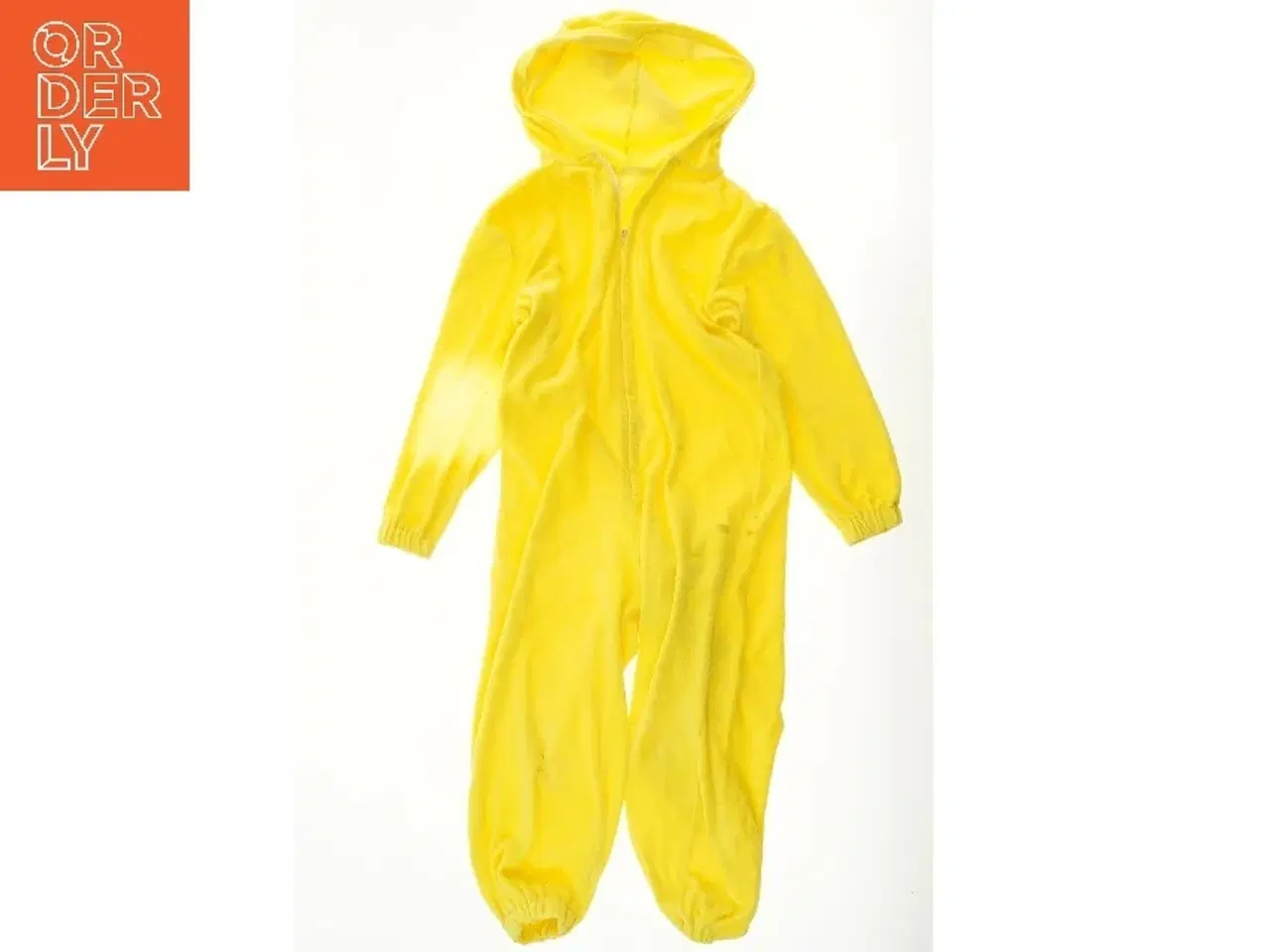 Billede 1 - Gul heldragt med hætte (str.  længde 102 cm brede 37 cm)