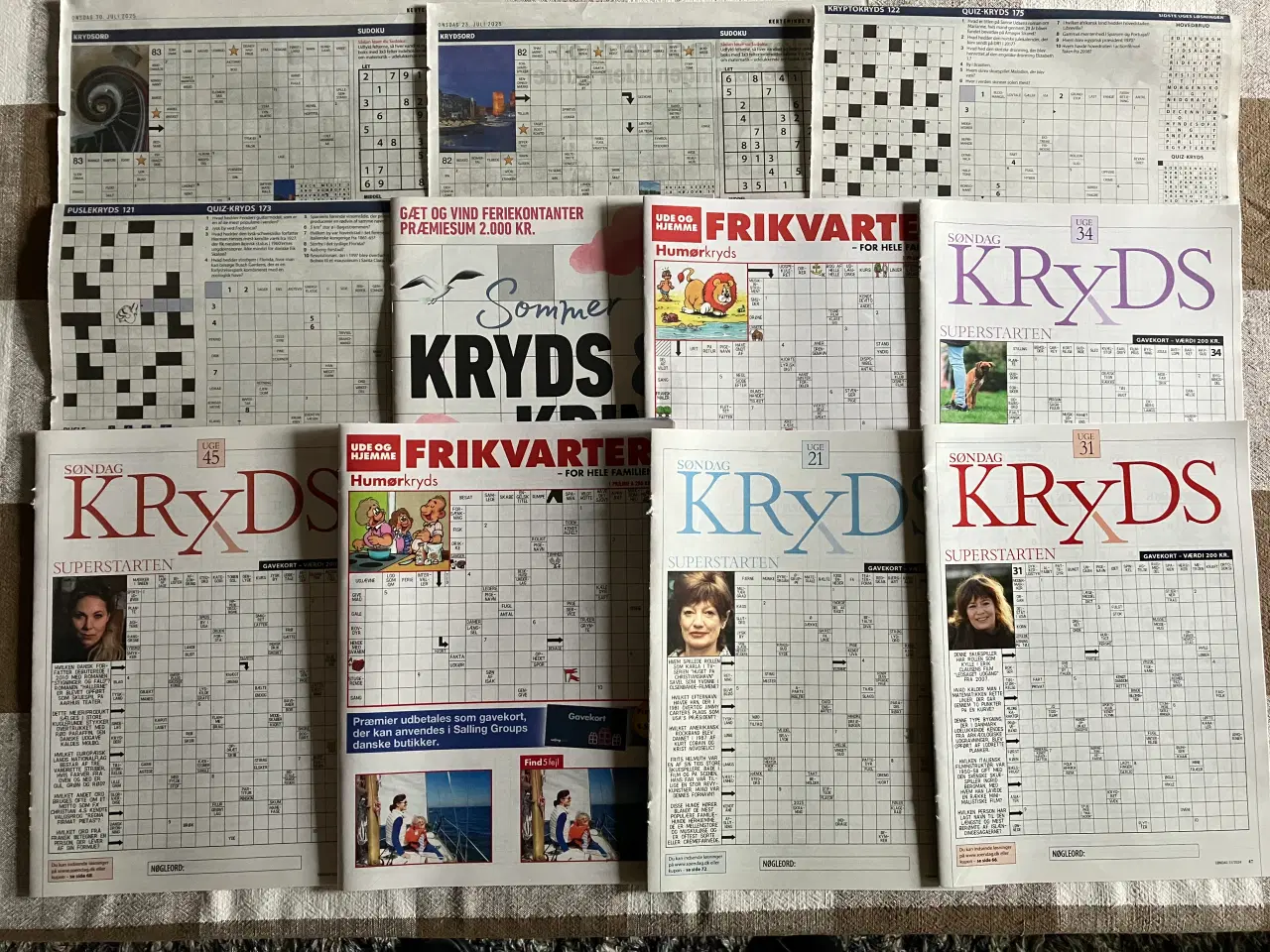 Billede 1 - Tre helt nye krydsordshæfter + flere krydsord