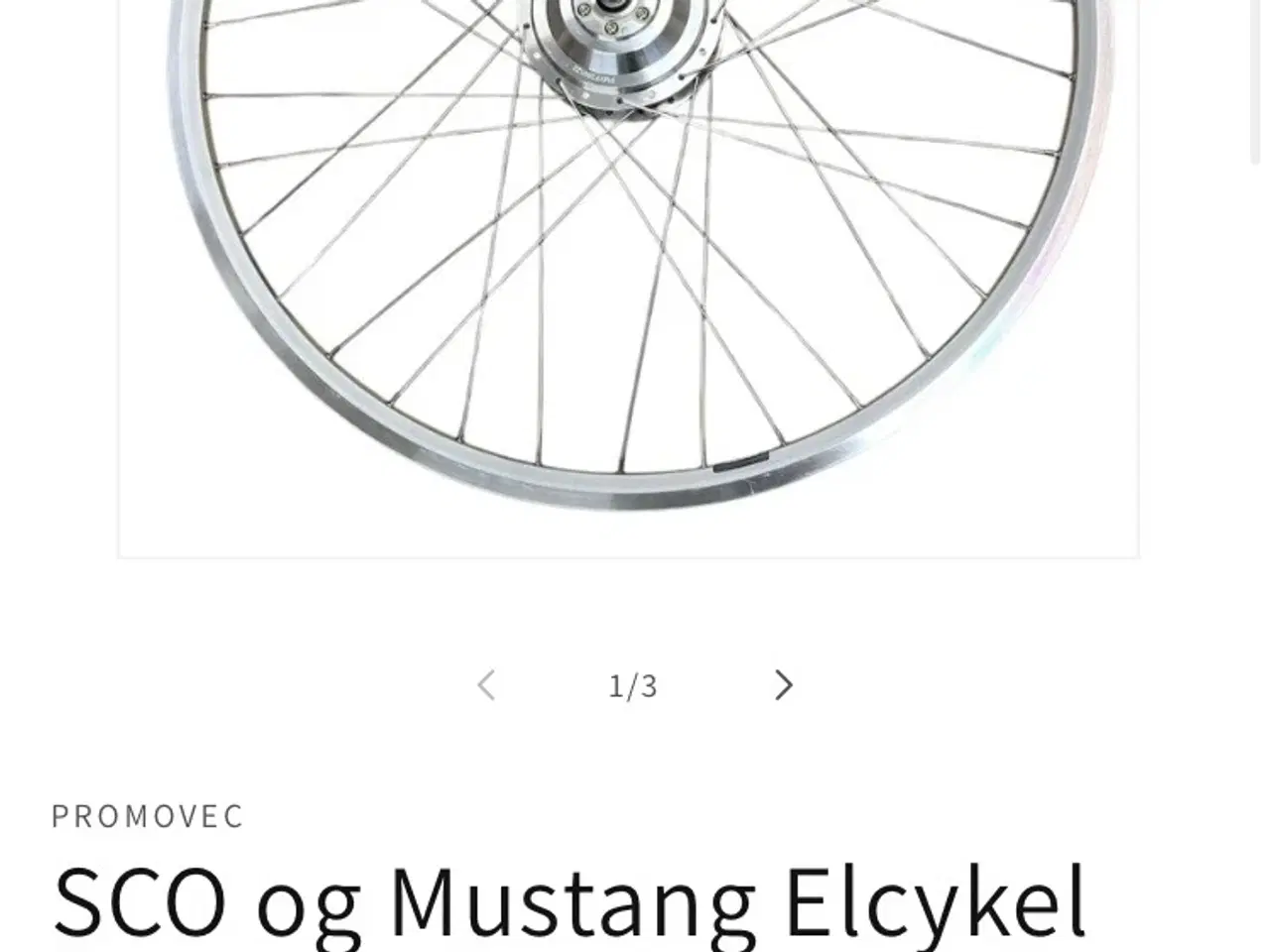 Billede 3 - Cykelhjul til elcykel 