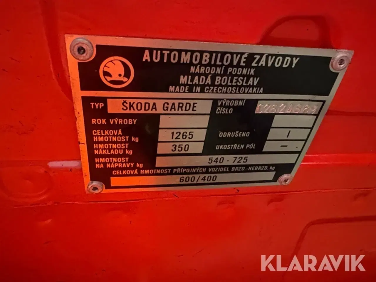 Billede 6 - Veteranbil Skoda 120 GLS