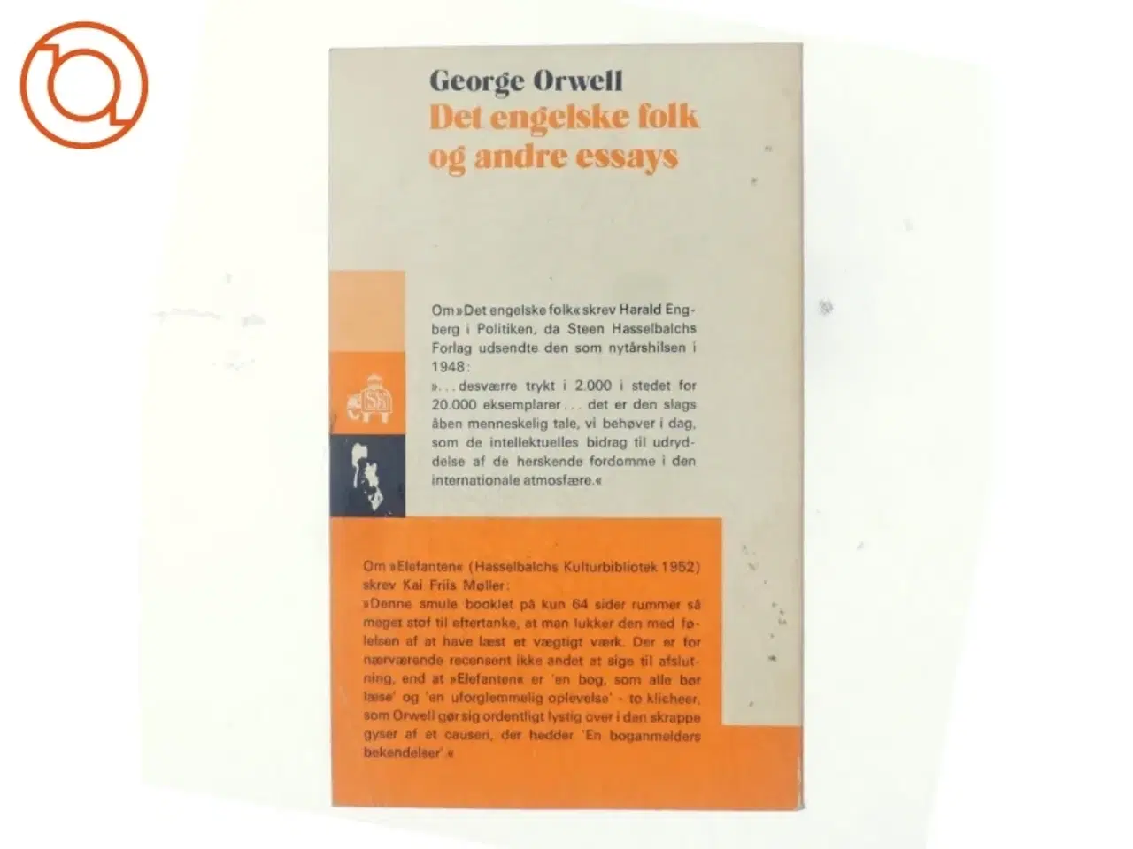 Billede 3 - Det engelske folk og andre essays af George Orwell (bog)