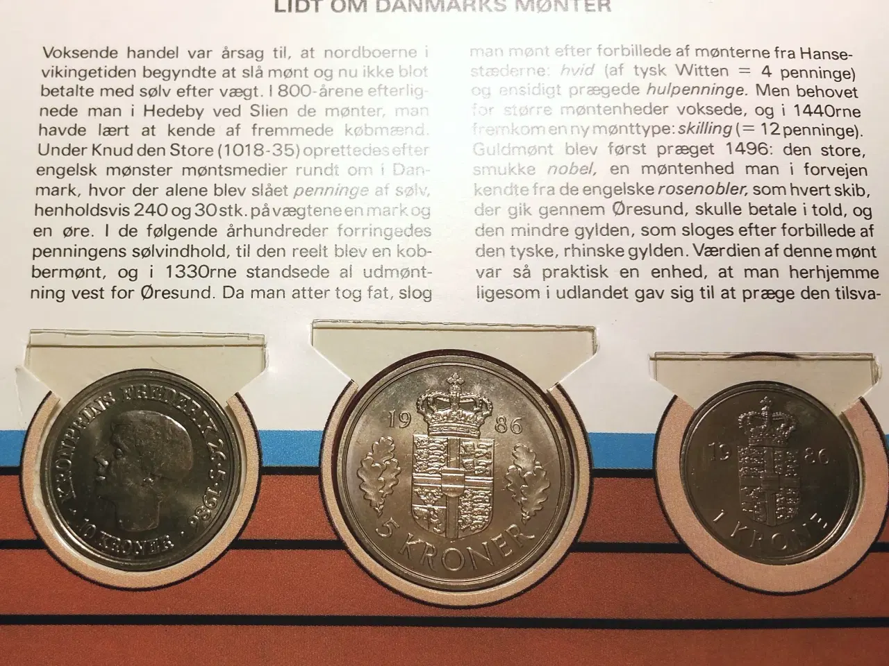 Billede 11 - MARGRETHE II HANDELSBANKEN MØNTSÆT 1980 - 1988