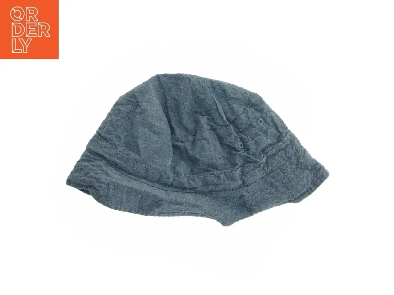 Billede 1 - Blå bøllehat i denimlook fra Coop (str. 52 )