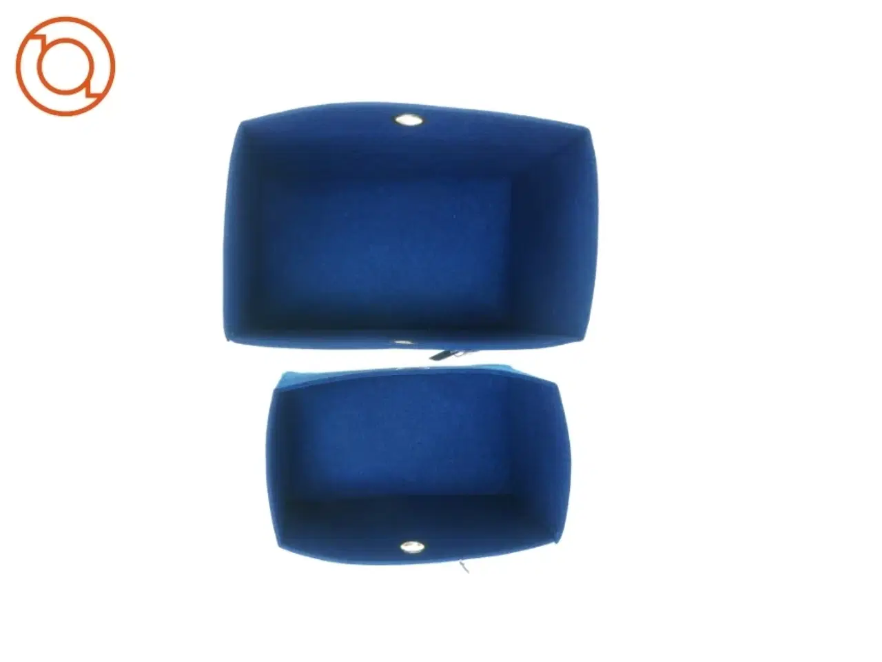 Billede 2 - Stof kasser fra Hübsch (str. 40 x 24 og 35 x 20)