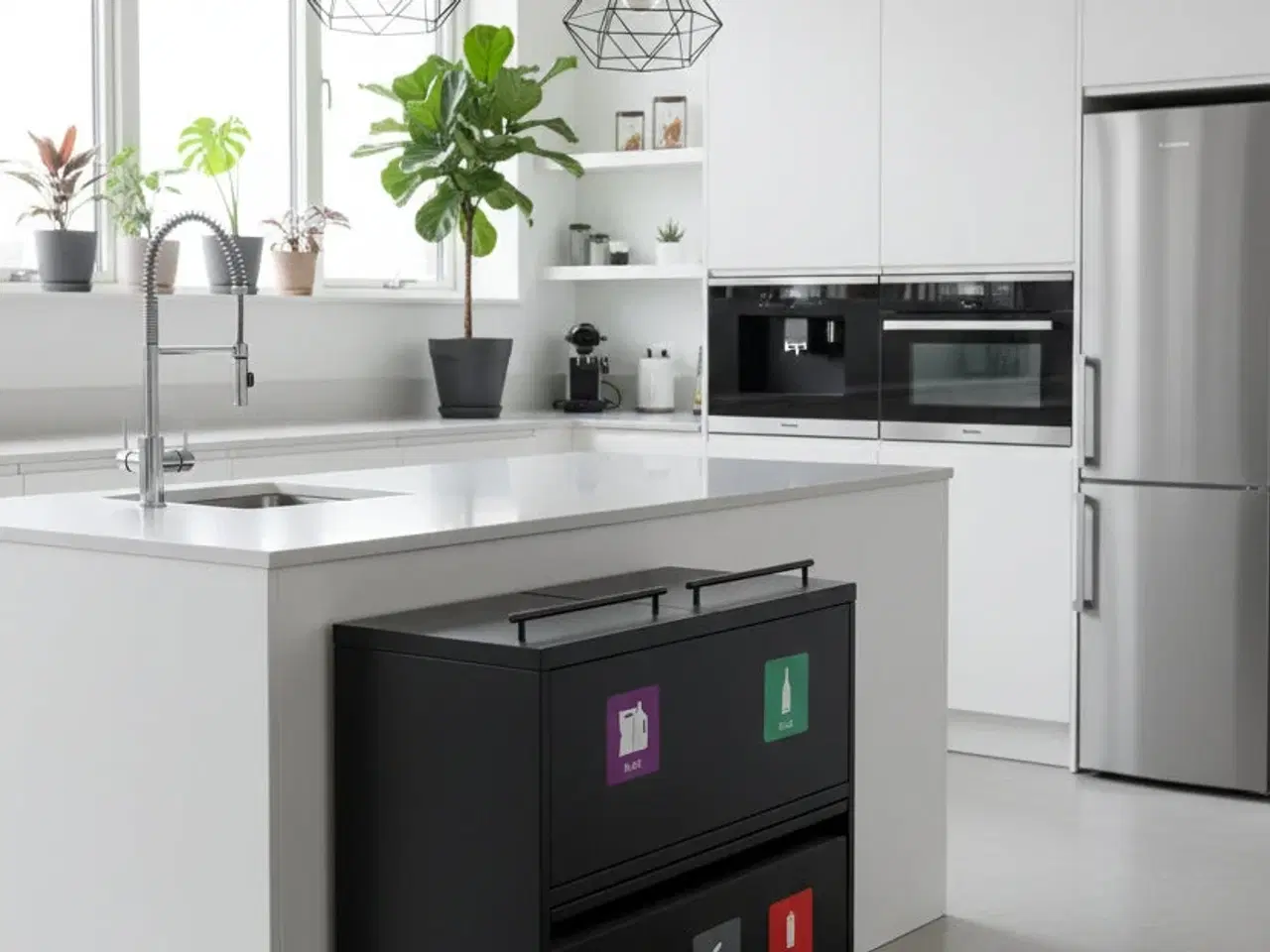 Billede 2 - Bica Model 881 Affaldssortering - Sort