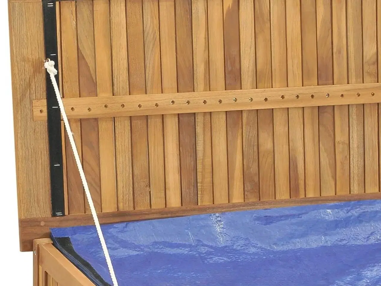 Billede 10 - Opbevaringsboks til haven 150x50x55 cm massivt teaktræ