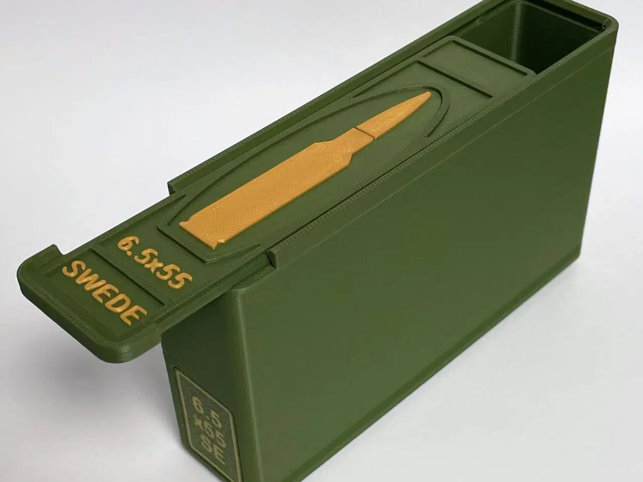 Billede 3 - Ammo-opbevaringsboks – 6,5×55 (20 patroner)